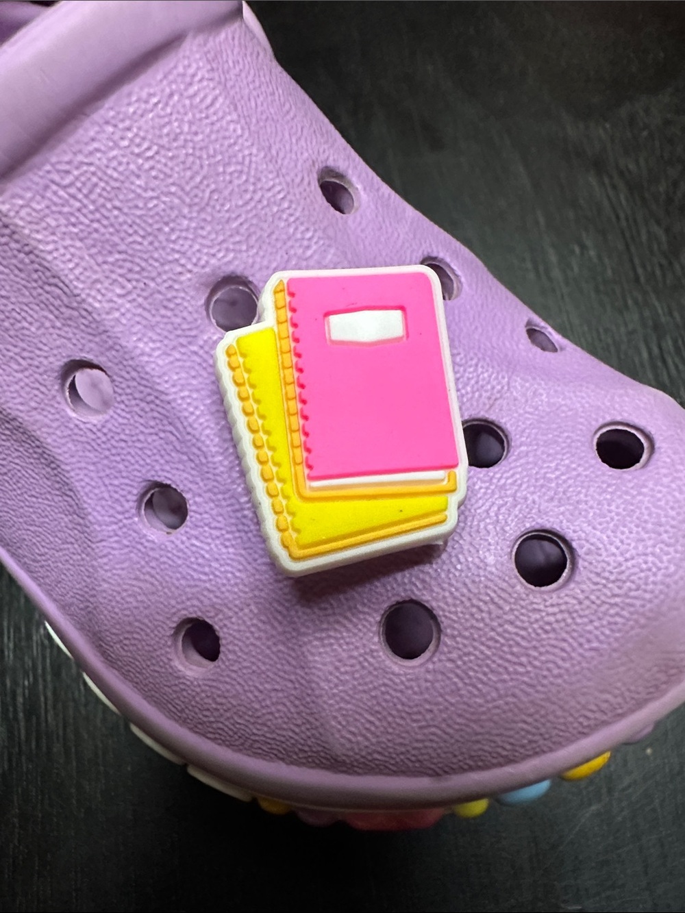 Shoe Charm-Notebook. Search JIBBITZ in my closet to find your favorites.